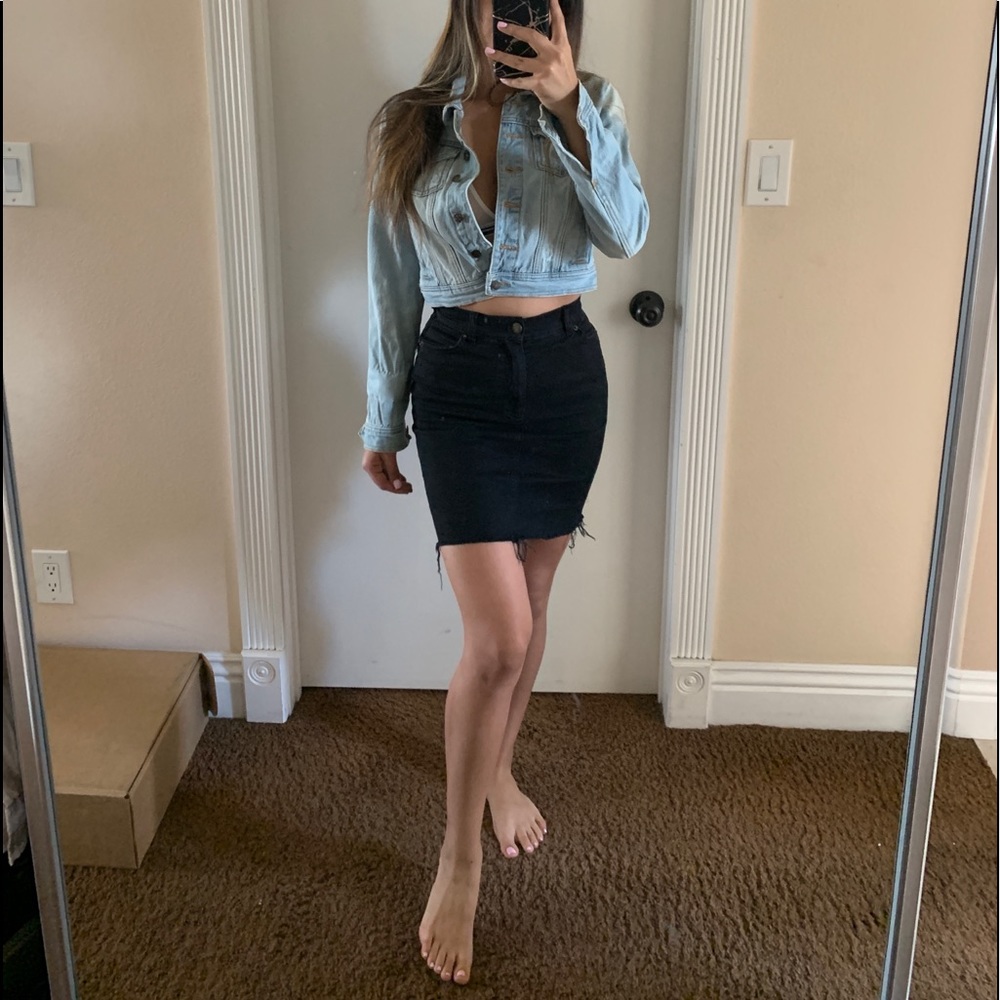 & other stories jean skirt